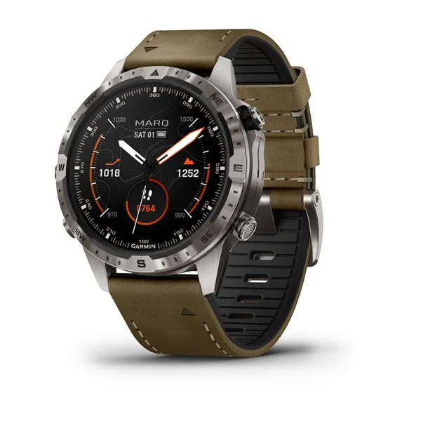 GARMIN Men's Marq Adventurer Gen 2 Leather