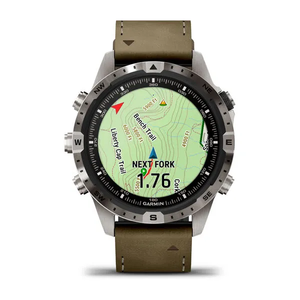 GARMIN Men's Marq Adventurer Gen 2 Leather