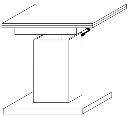 GAS LIFT AND EXTANDABLE COFFEE TABLE MIYA 75X75CM 75x150CM CHOICE OF 5 COLORS