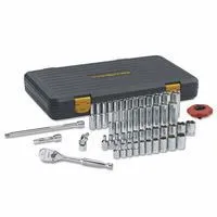 GearWrench 80700P 49 Piece 120XP Standard & Deep Mechanics Socket Sets, 6 Point (1 EA)