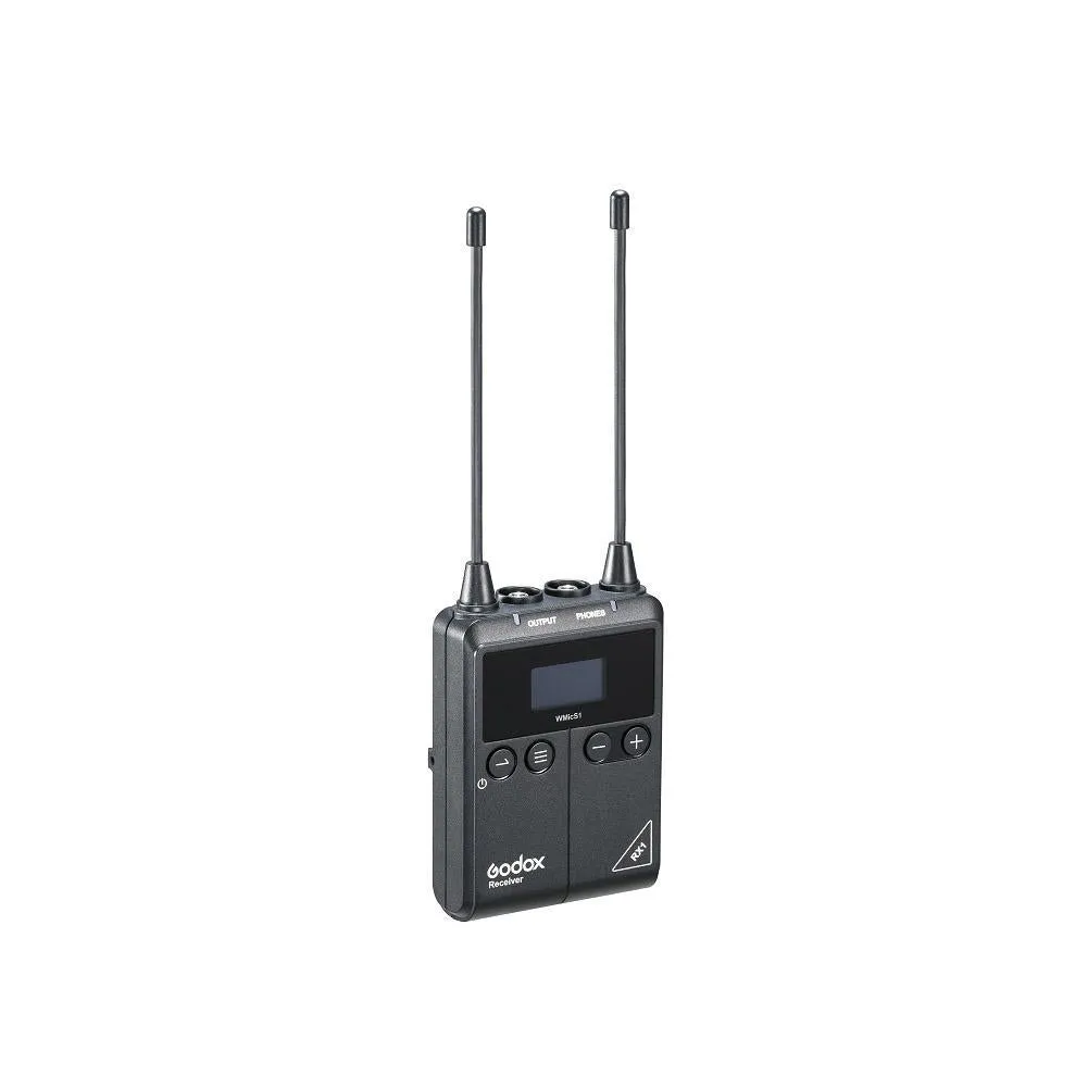 Godox WMicS1 RX1 UHF Wireless Receiver