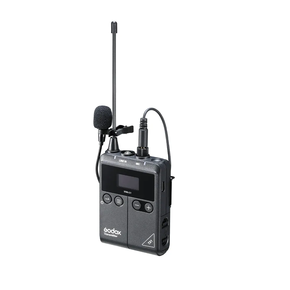 Godox WmicS1 UHF Lavalier Wireless Microphone System