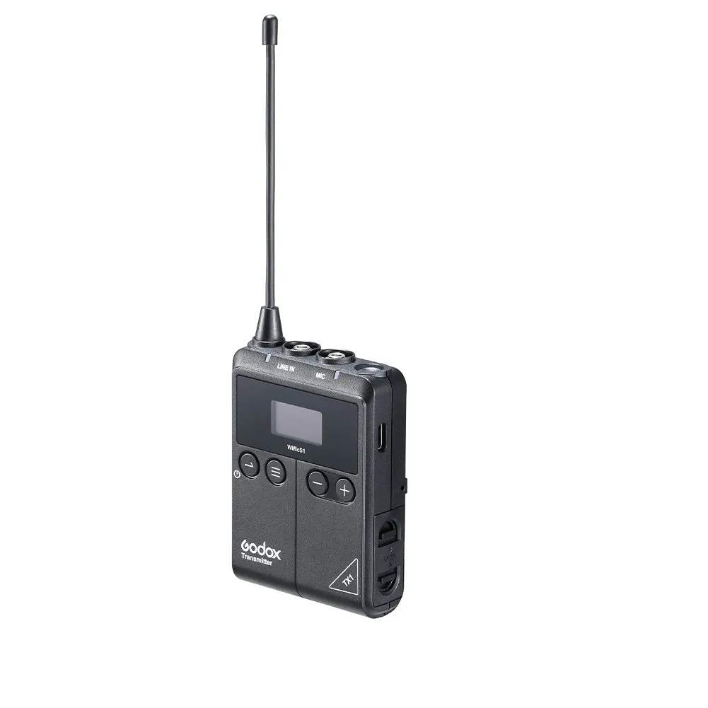 Godox WmicS1 UHF Lavalier Wireless Microphone System