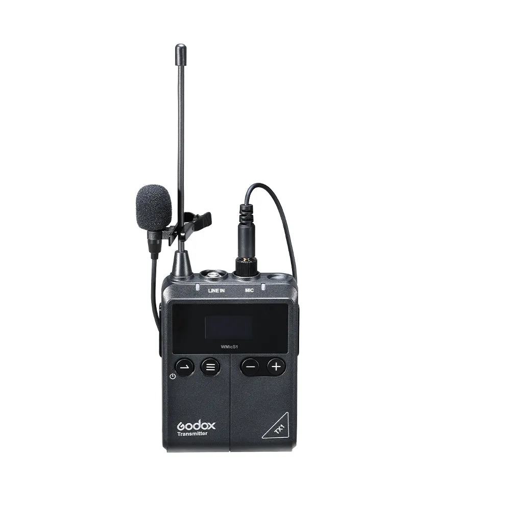 Godox WmicS1 UHF Lavalier Wireless Microphone System