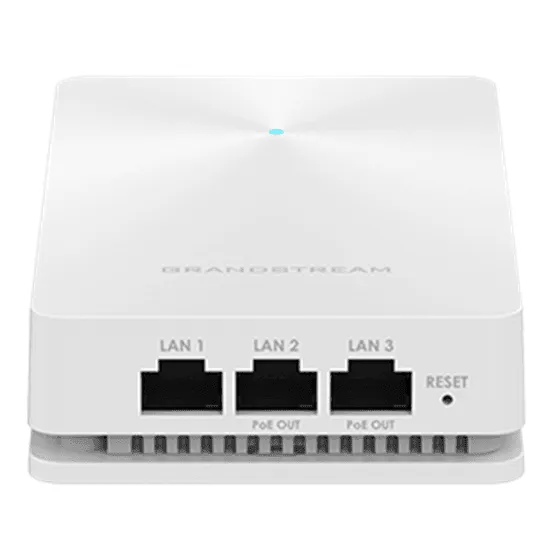 Grandstream GWN7624 Hybrid WiFi 5 in Wall AP 2X2 on 2.4G 4X4 on 5G, 1xPOE, 2xPSE, 1xGIG Port