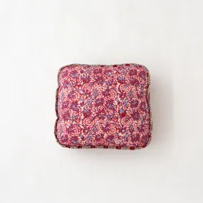 Gregory Parkinson Rhubarb Rose Floral Pillow