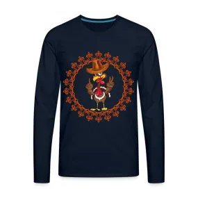 Happy Turkey Day Men's Premium Long Sleeve T-Shirt