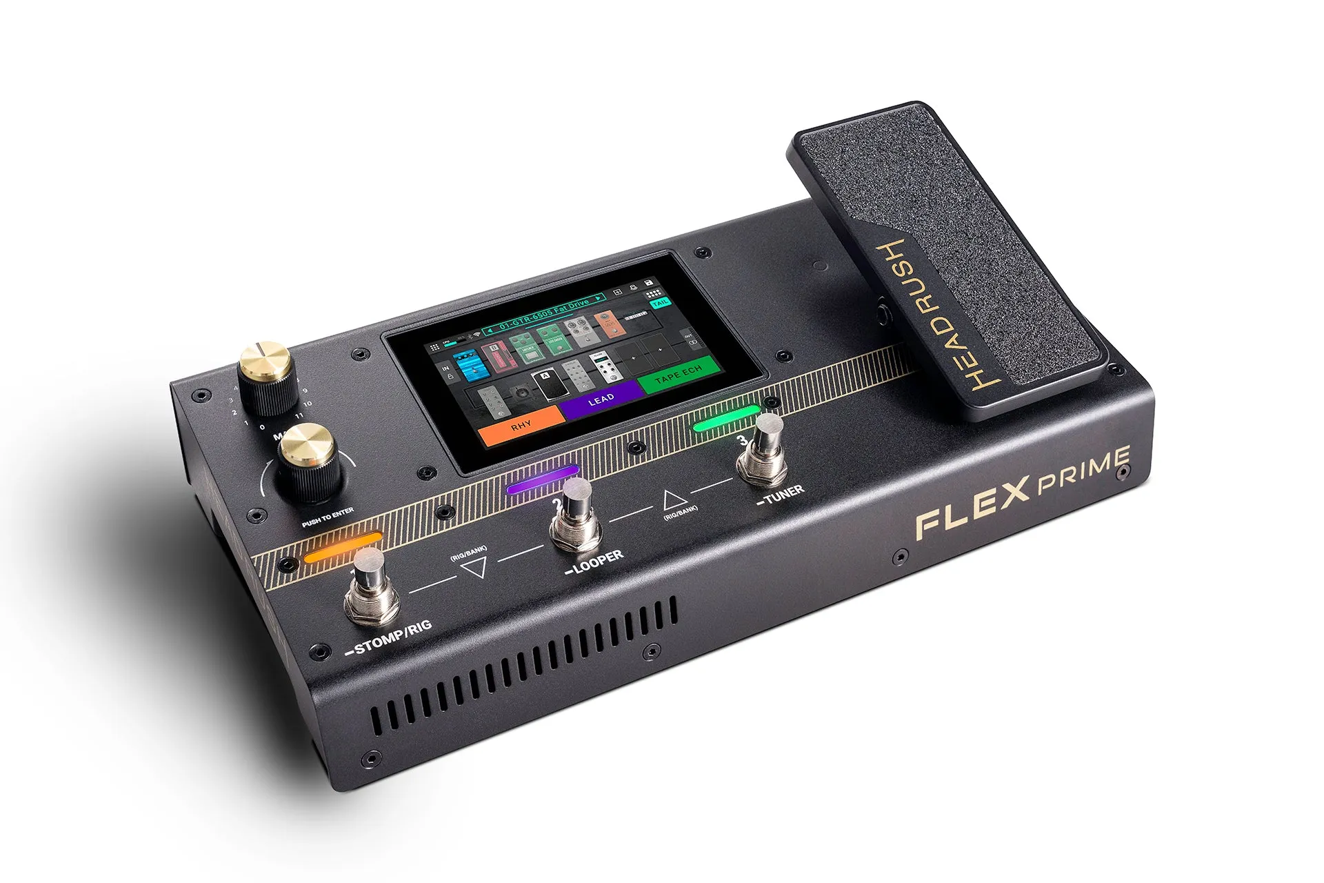 Headrush FLEX PRIME Compact Multi-FX/Amp Modeler with 4" Touch Screen and Wi-Fi/Bluetooth®