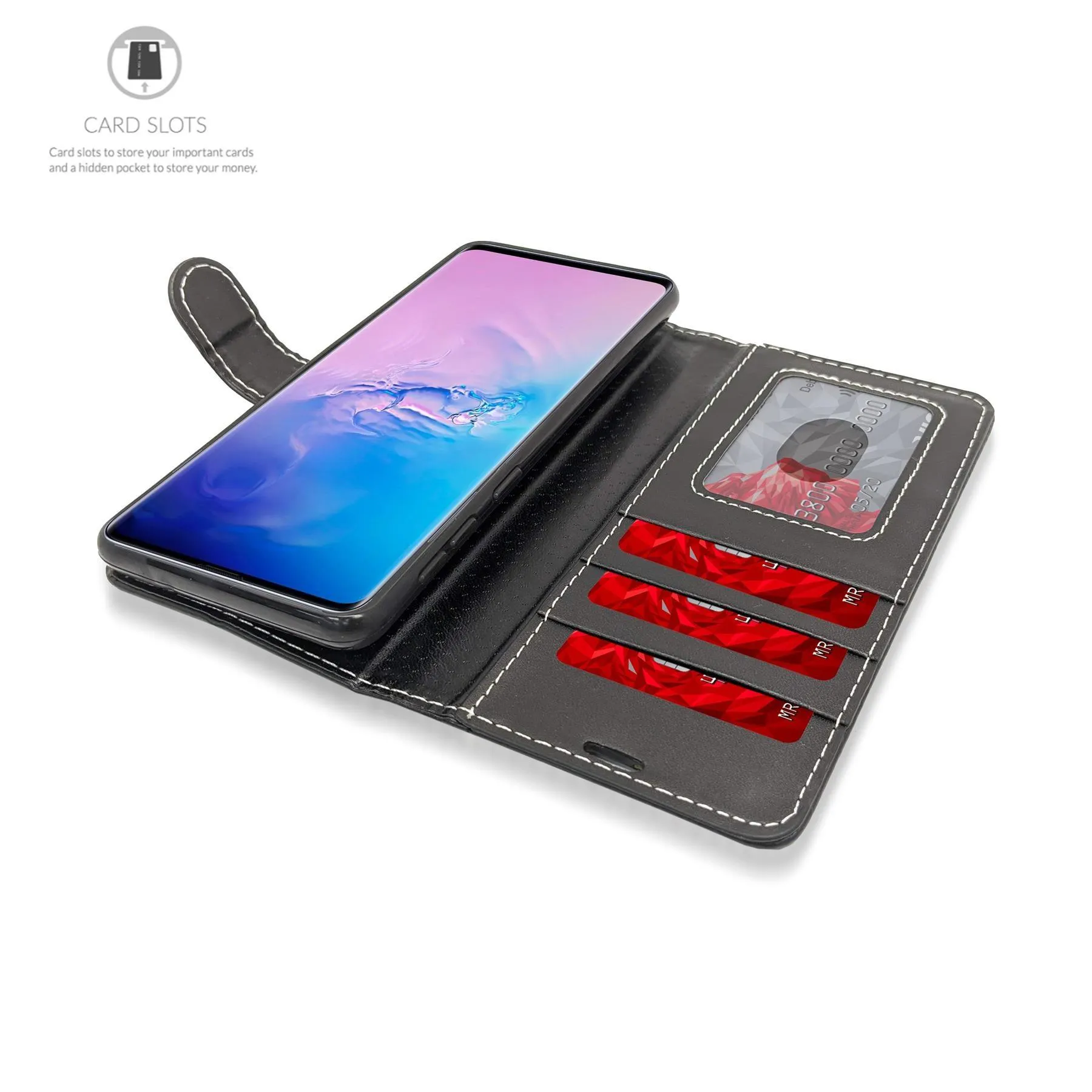 Honor Play Flip Folio Book Wallet Case