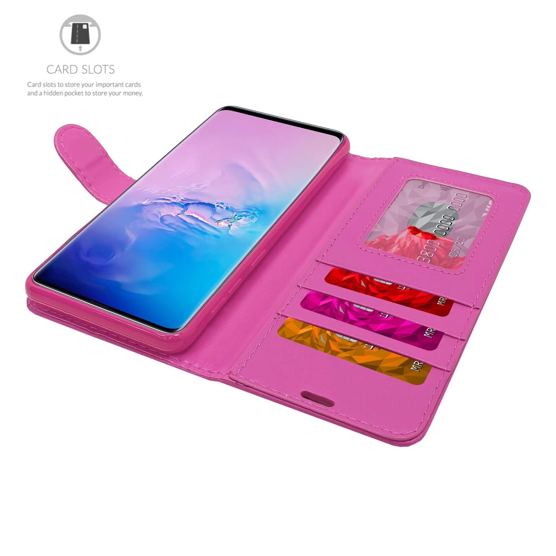 Honor Play Flip Folio Book Wallet Case