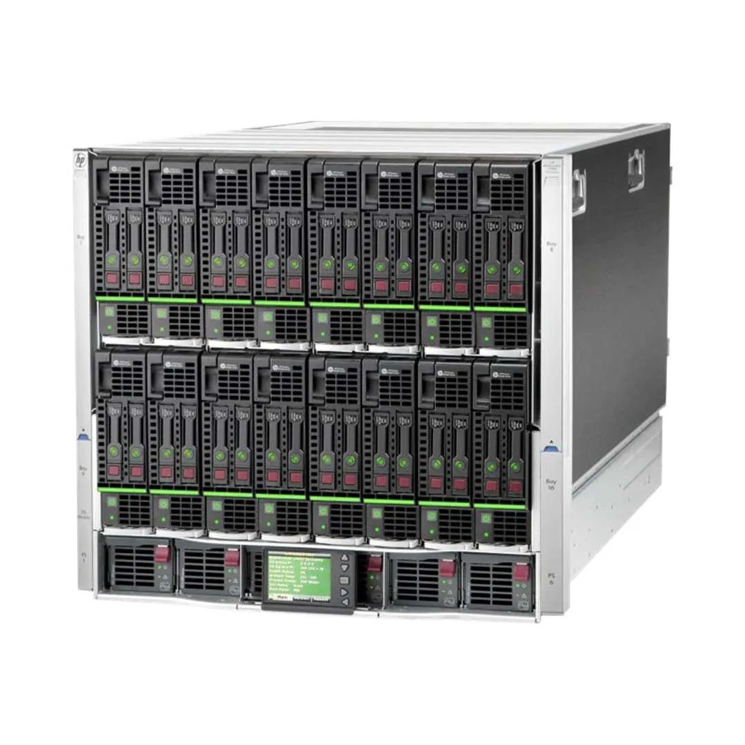 HPE BLc7000 CTO Blade Enclosure TAA-compliant Platinum Enclosure with 2x Onboard Admin 6x PS 10x Fans