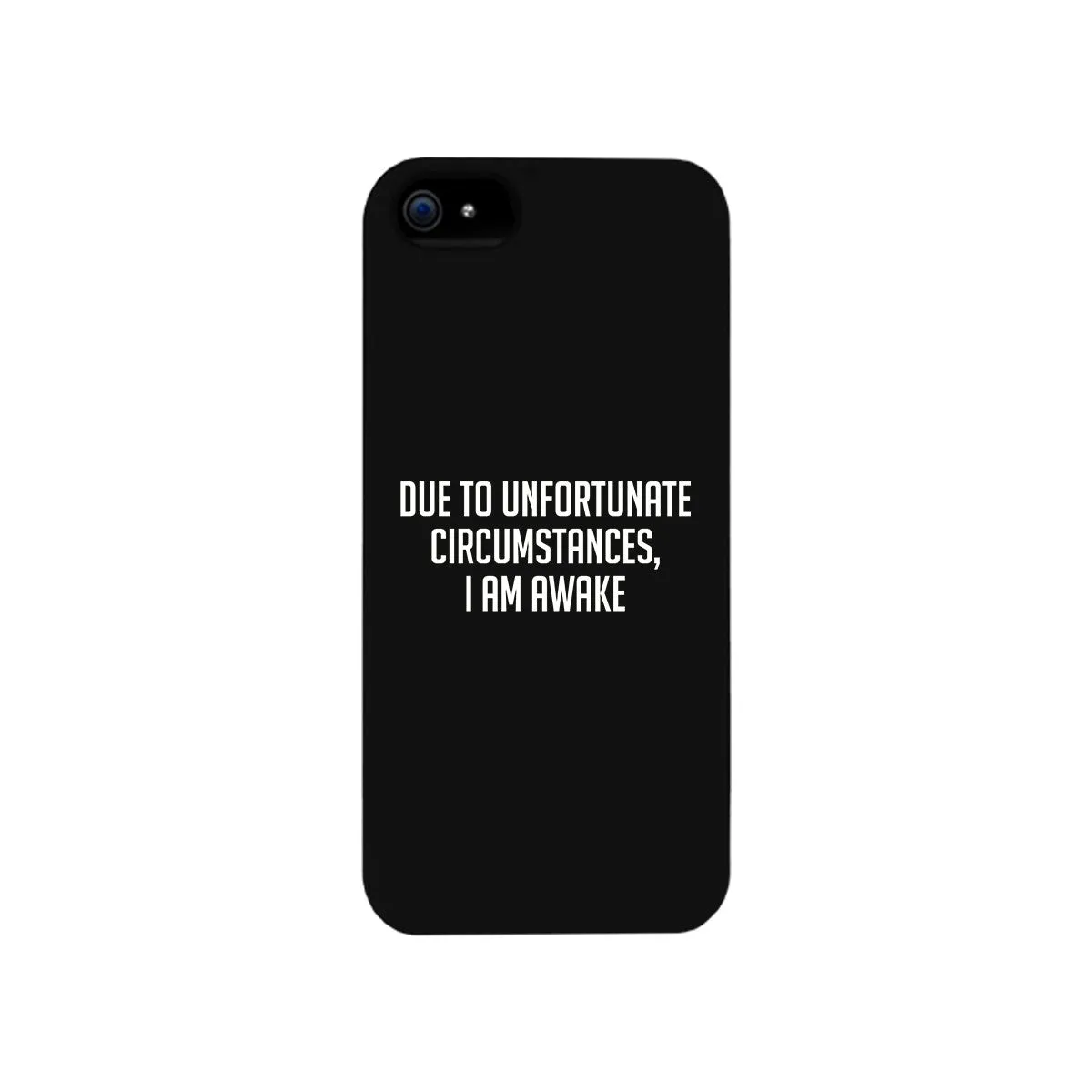 I'm Awake Black Ultra Slim Cute Phone Cases For Apple, Samsung Galaxy, LG, HTC