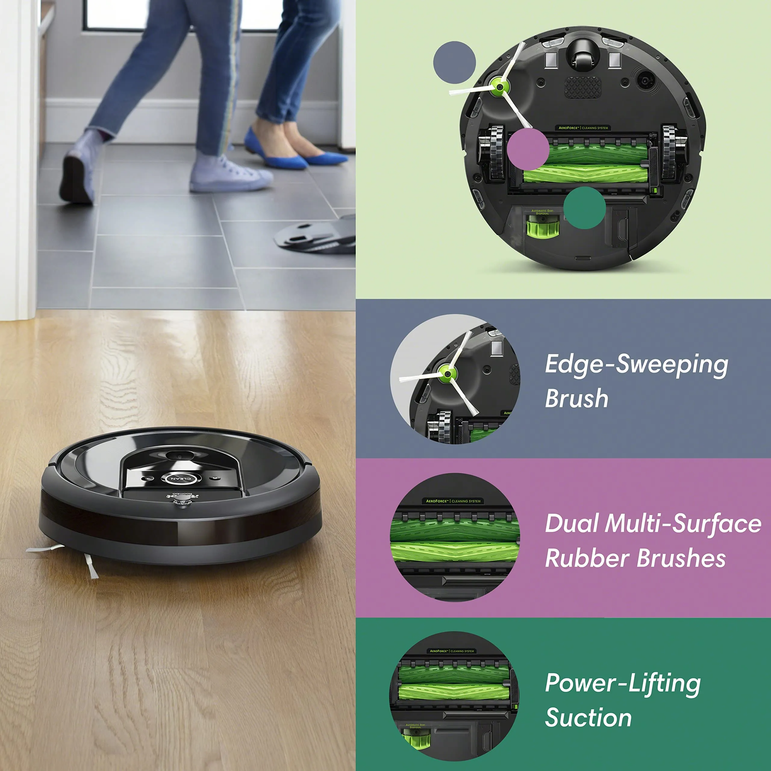 iRobot Roomba i7  (I7550) Robot Vacuum with Smart Mapping