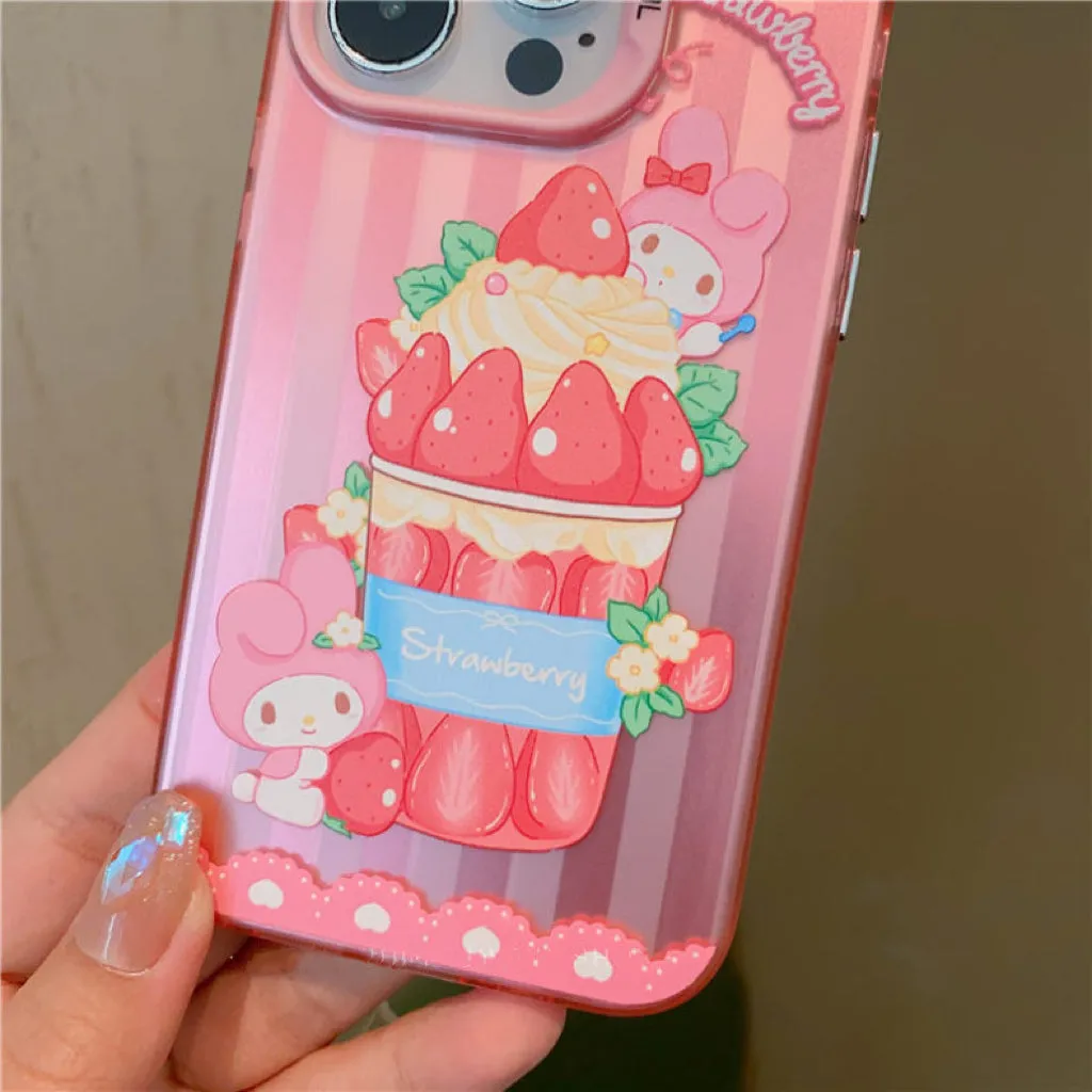 Japanese Cartoon Dessert Style | MM KU - iPhone Case iPhone 11 12 13 14 15 Pro Promax