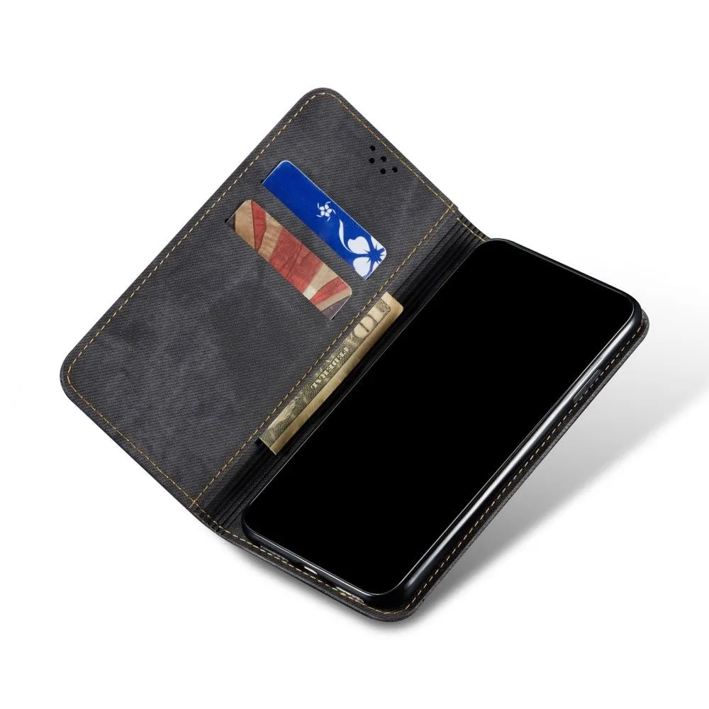 Jeans Samsung Galaxy M52 5G Flip case - Black