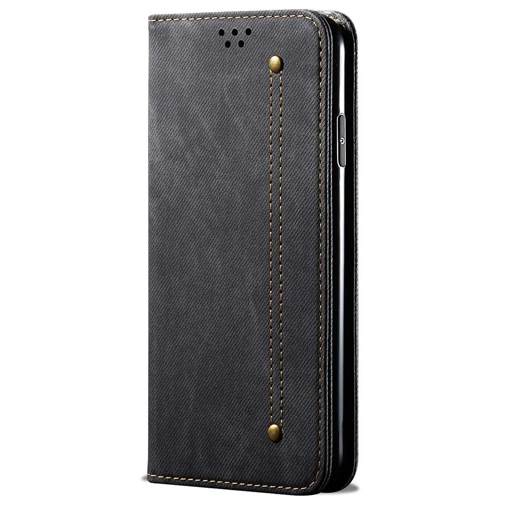 Jeans Samsung Galaxy M52 5G Flip case - Black