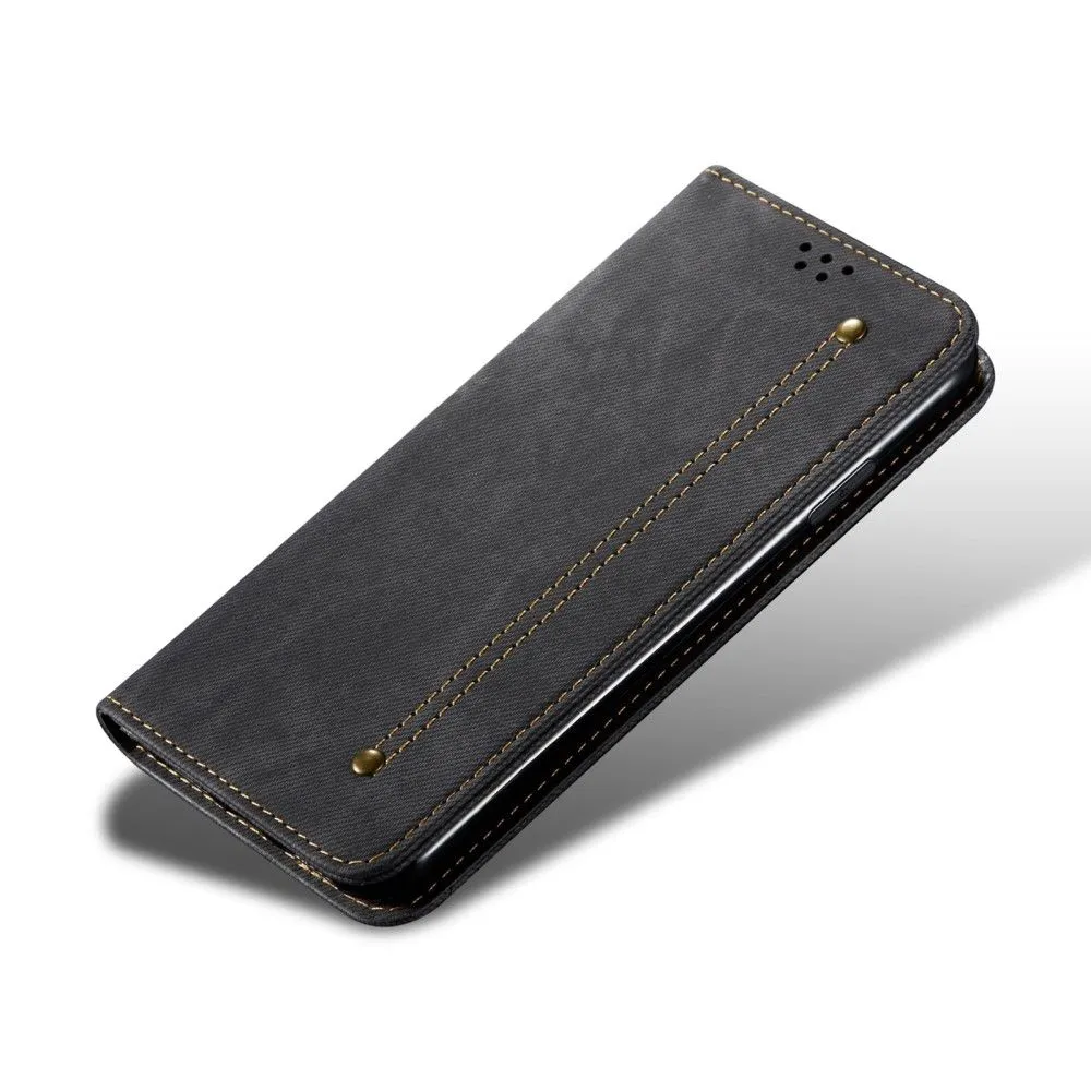 Jeans Samsung Galaxy M52 5G Flip case - Black