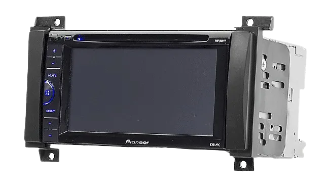 Jeep Grand Cherokee 2011-13, Dodge Durango 2011-13 Double Din Trimplate