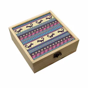 Jewellery Box Makepup Organizer -  Aztec Design