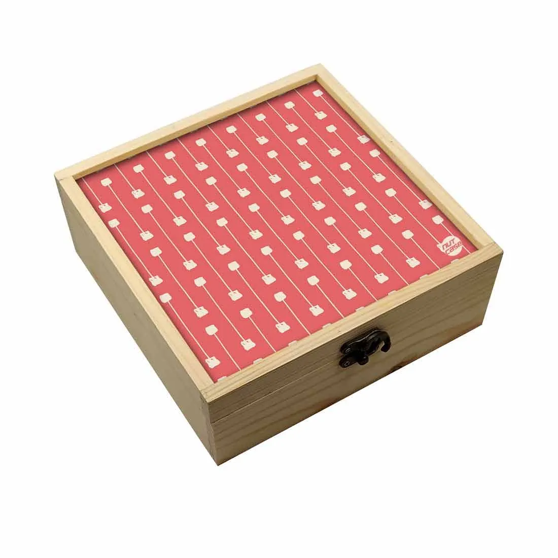 Jewellery Box Wooden Jewelry Organizer -  Sweet Pink