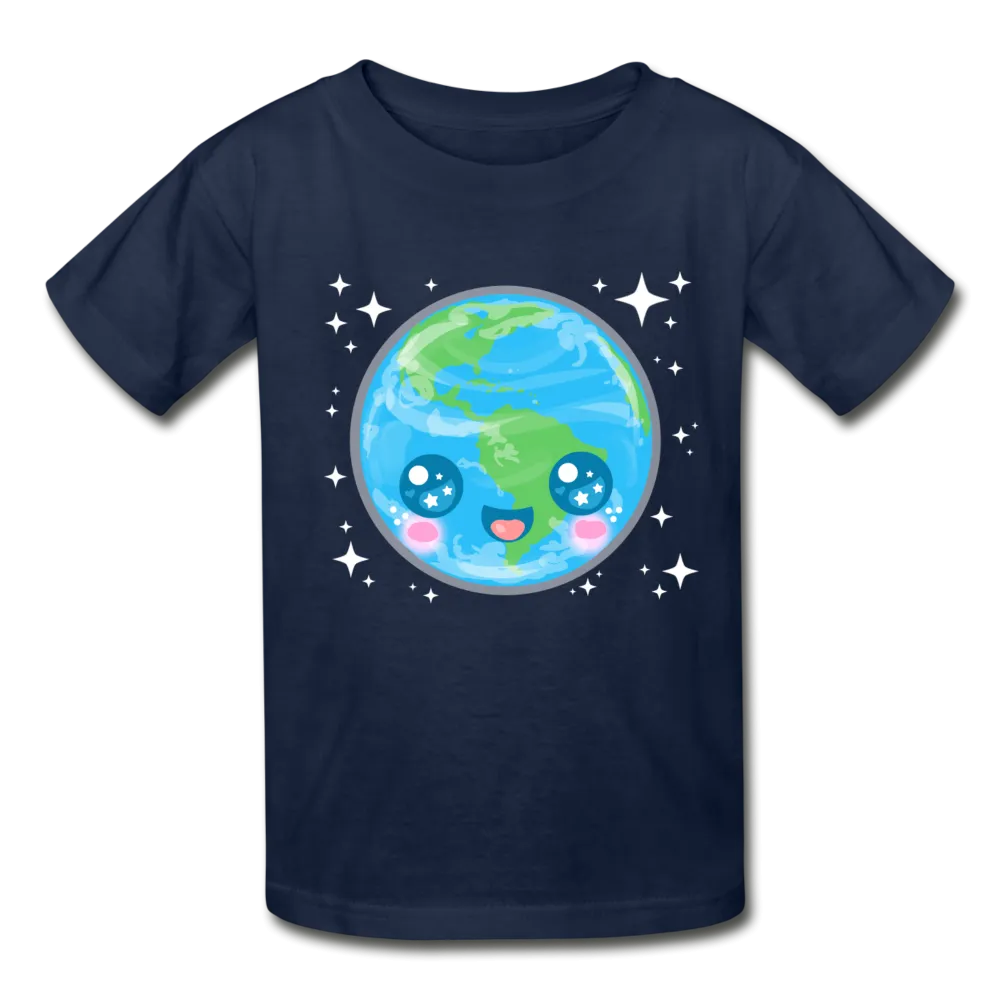 Kawaii Earth Youth T-Shirt