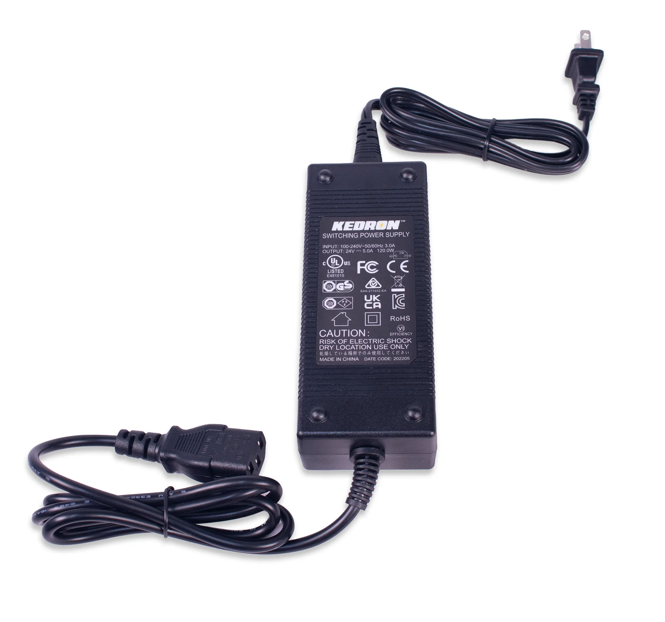 KEDRON 24V/5A 110V Adapter (Power Converter)