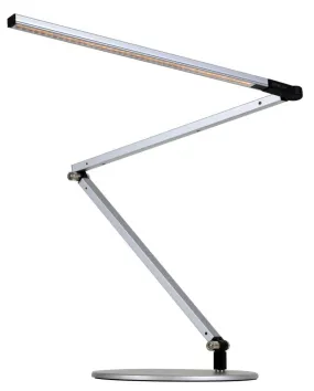 Koncept Inc Z-bar Desk Lamp with USB base (Warm Light, Silver) AR3000-WD-SIL-USB