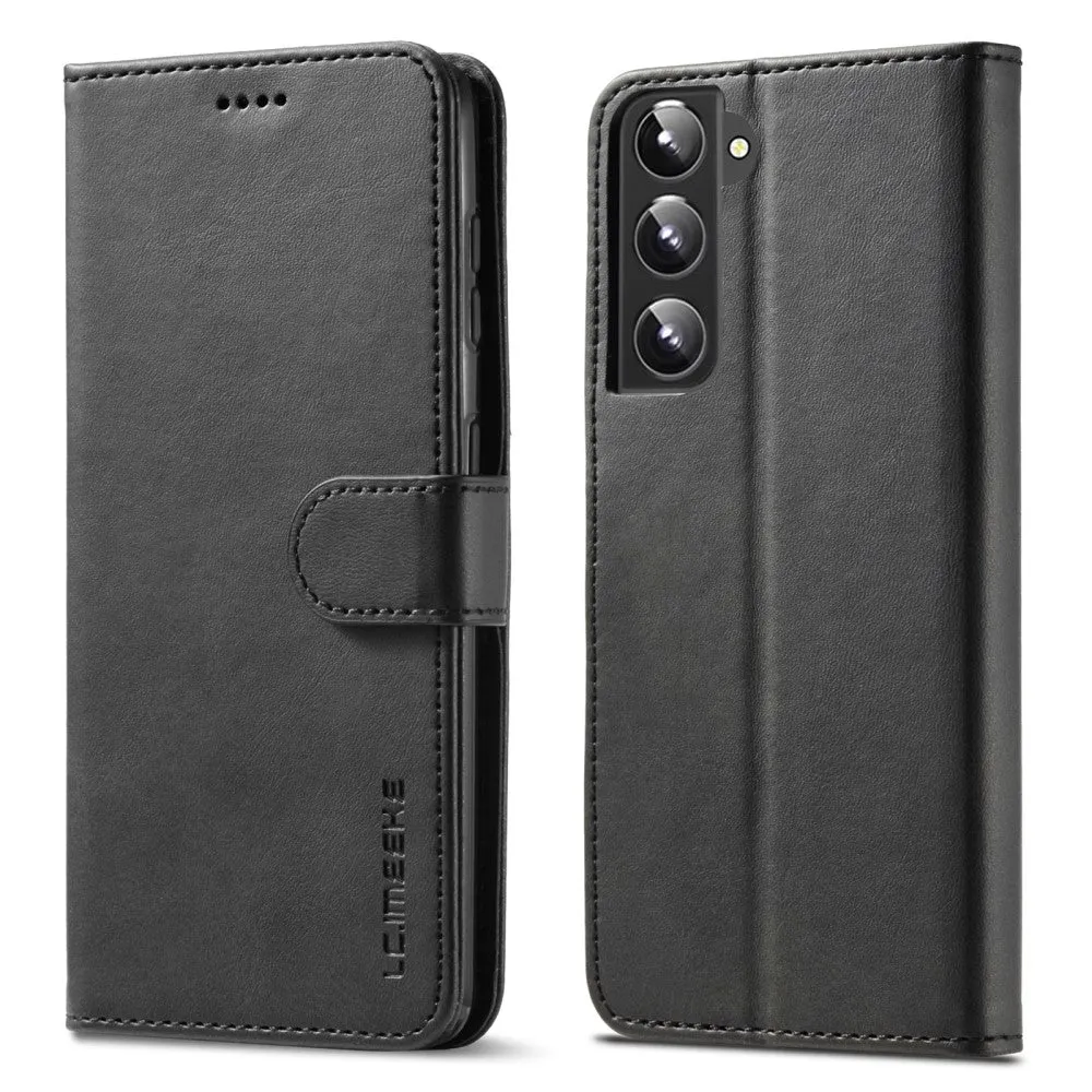 LC.IMEEKE Samsung Galaxy S22 Flip Case - Black