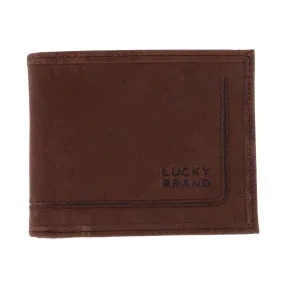 Lucky Brand Men's Grooved Bifold Wallet