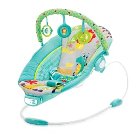 Mastela Music Vibrations Bouncer Aqua - For Ages 0-1 Years