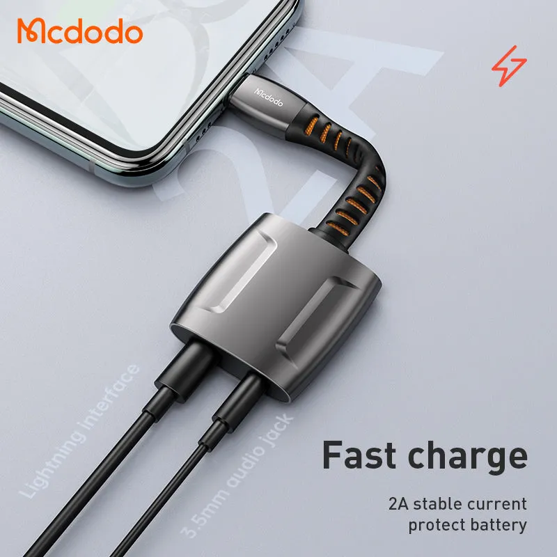 Mcdodo Lightning to Lightning and DC3.5mm Adapter 0.1m