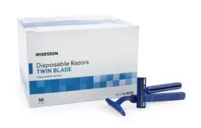 McKesson 16-RZ50 Twin Blade Razors Case of 100