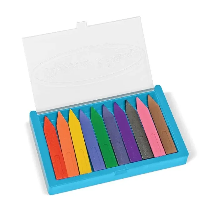 Melissa and Doug Jumbo Triangular Crayons (10 pc)