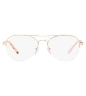 Michael Kors Unisex Rose Gold Aviator Optical Frame