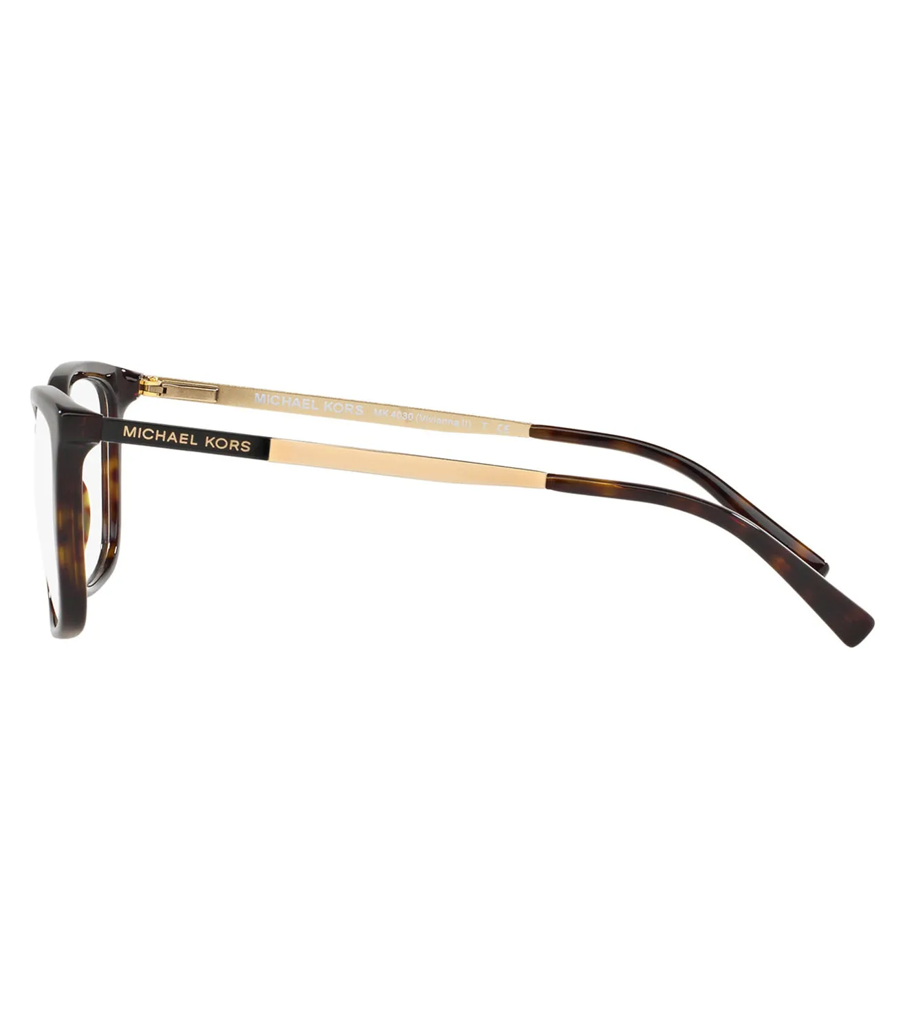 Michael Kors Unisex Tortoise Rectangular Optical Frame