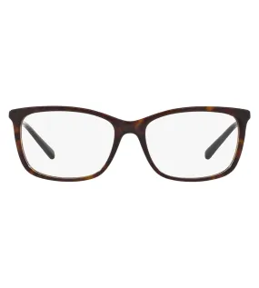 Michael Kors Unisex Tortoise Rectangular Optical Frame