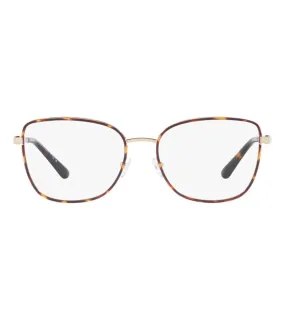 Micheal Kors Women's Havana Cat-Eye Optical Frame