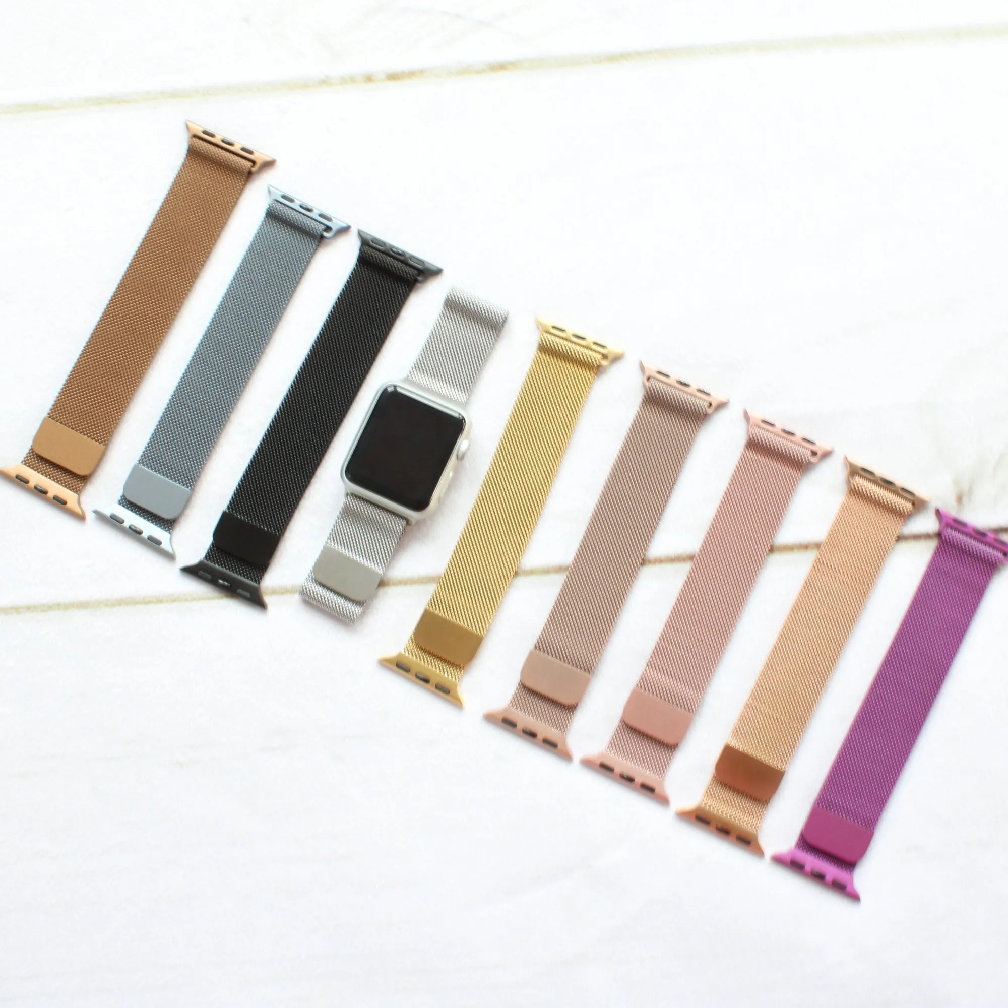 Milanese Steel Apple Watch Bands