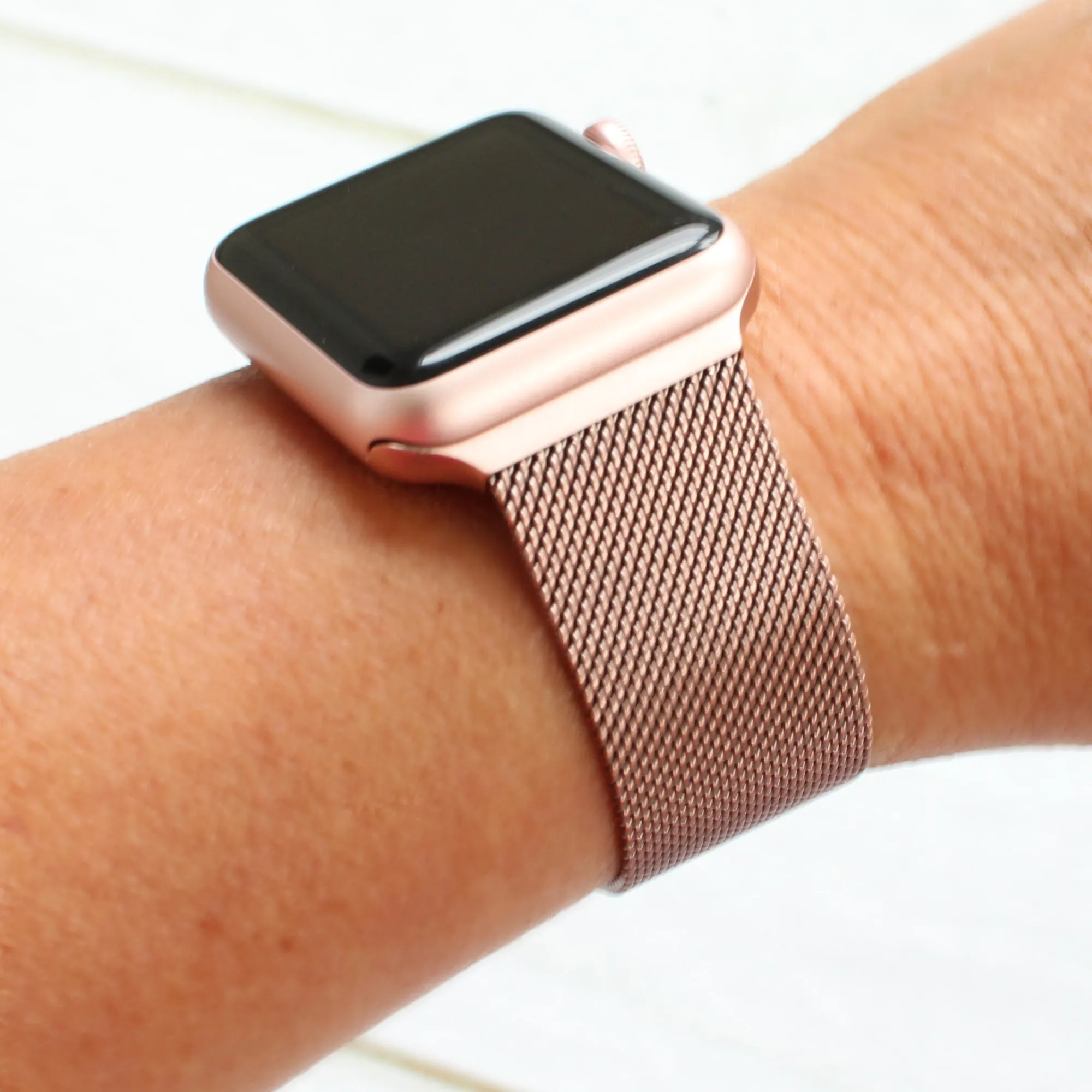 Milanese Steel Apple Watch Bands