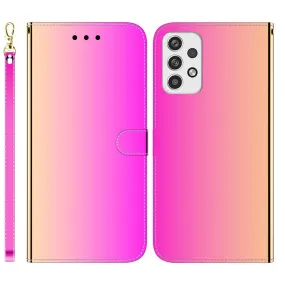 Mirror Samsung Galaxy A23 flip case - Rose