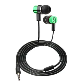 MOONBIFFY 3.5mm In-ear Stereo Earphone Headset with Earbud Listening Music for iPhone HTC Smartphone MP3