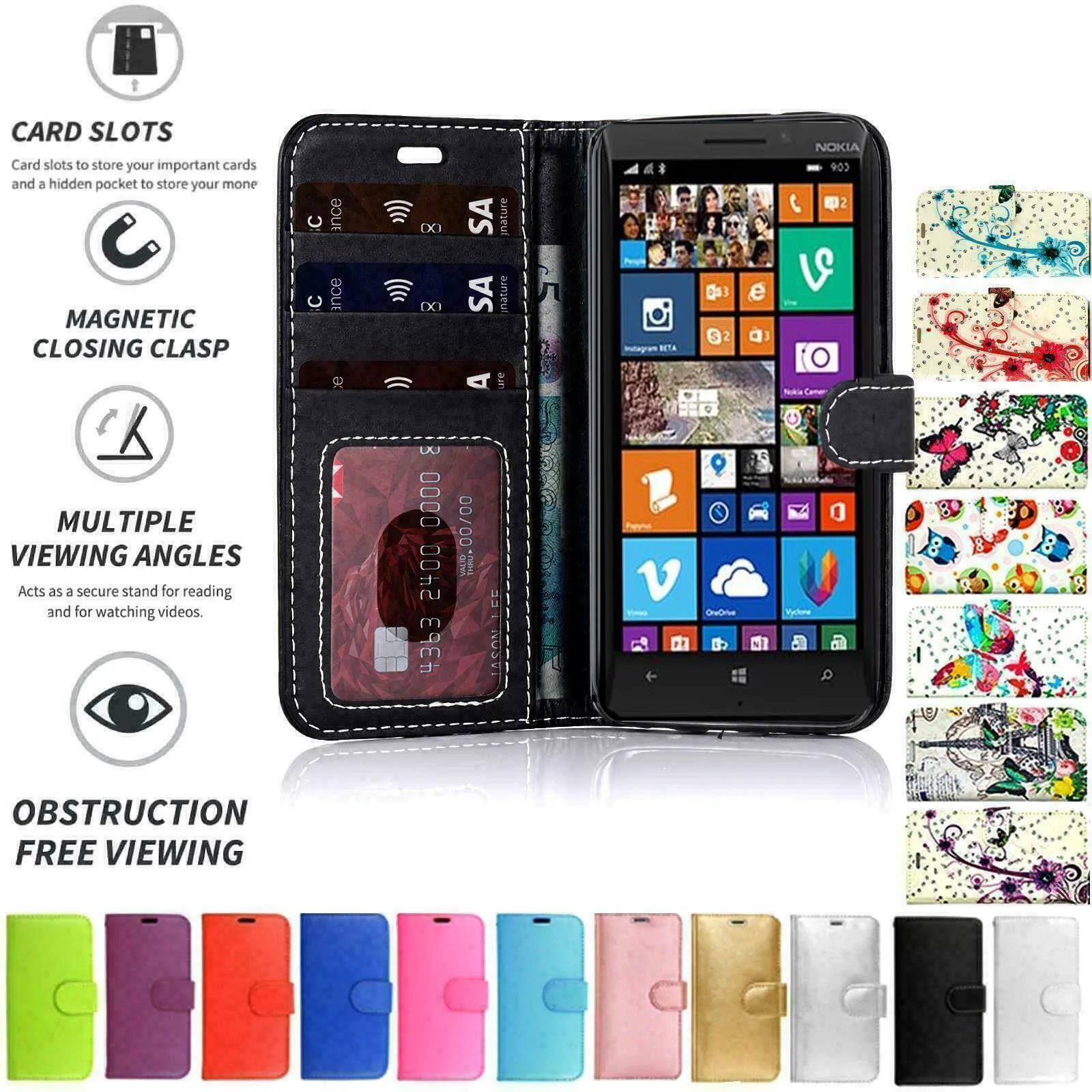 Nokia G11 / G21 Flip Folio Book Wallet Case