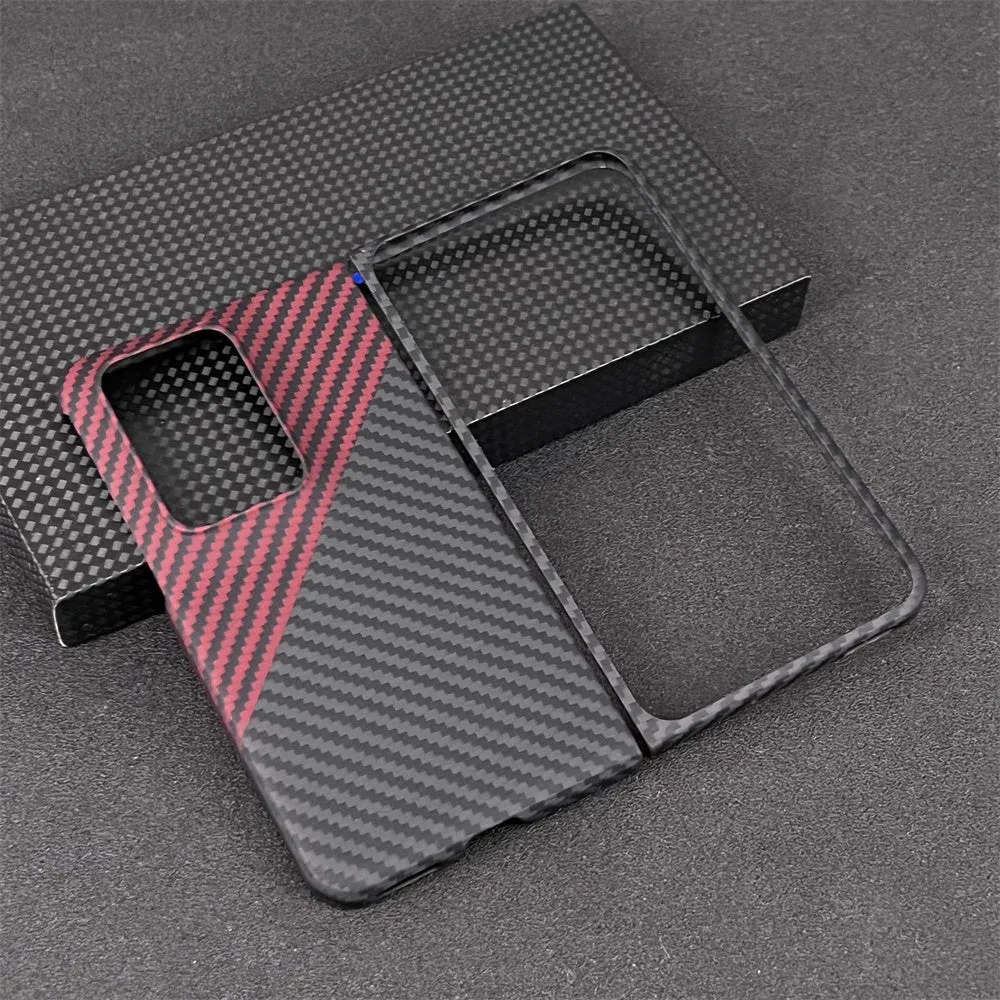 Oatsbasf Luxury Pure Carbon Fiber Case for OPPO Foldable Smartphones