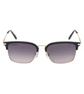 Omega Men's Gradient Smoke Square Sunglass