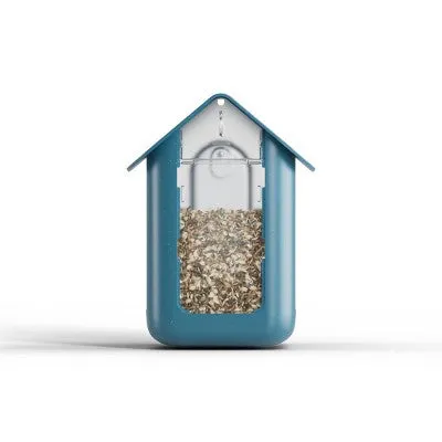 Open Box Bird Buddy Outdoor Bird Feeder Kit 9" - Blue