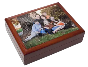 PALE WOOD  Large Keepsake/Jewellery Box, Personalised Gift