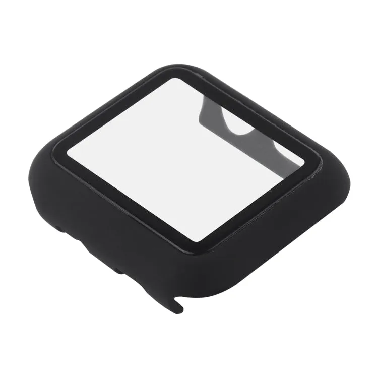 PC   Glass Protective Case for Apple Watch Series 3 & 2 & 1 42mm(Black)