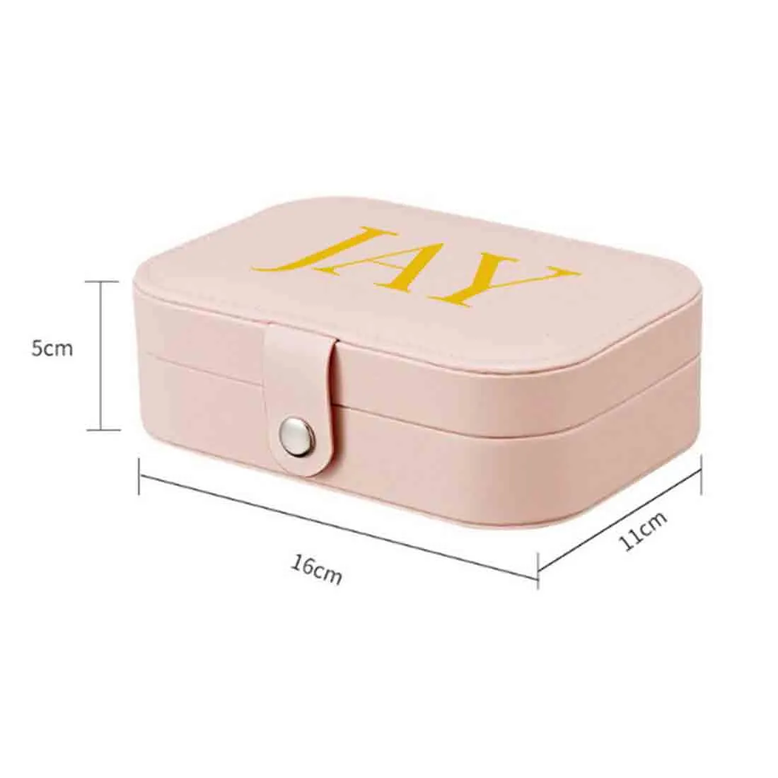 Personalized jewelry Box Organizer for Travel Storage Case for Rings Earrings and Pendants