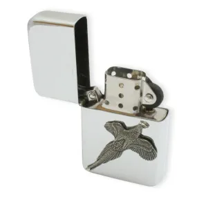 Pheasant Refillable Petrol Lighter With Engraving