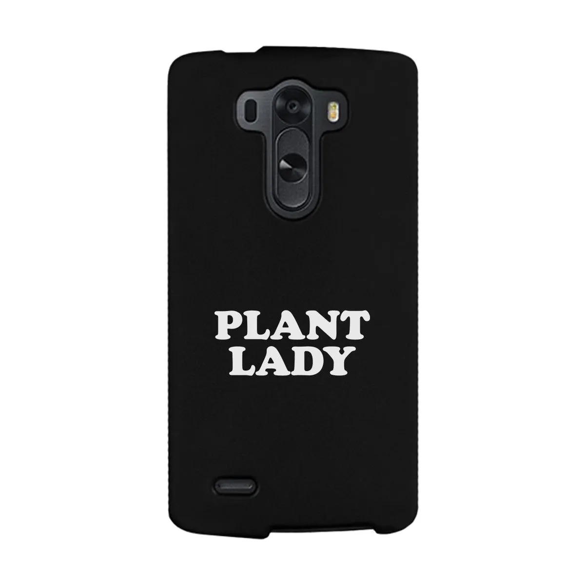 Plant Lady Black Phone Case Simple Quote Cute Graphic Phone Case